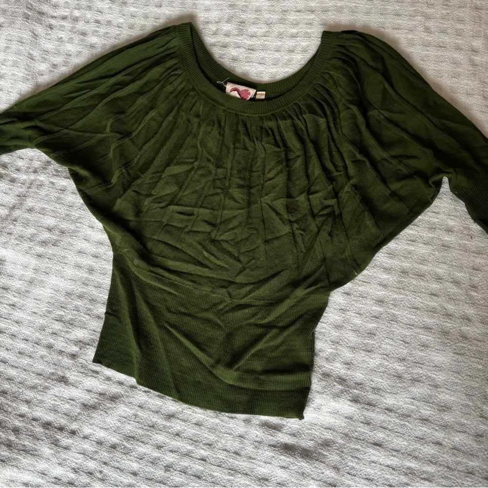 Elegant Green Women's Top